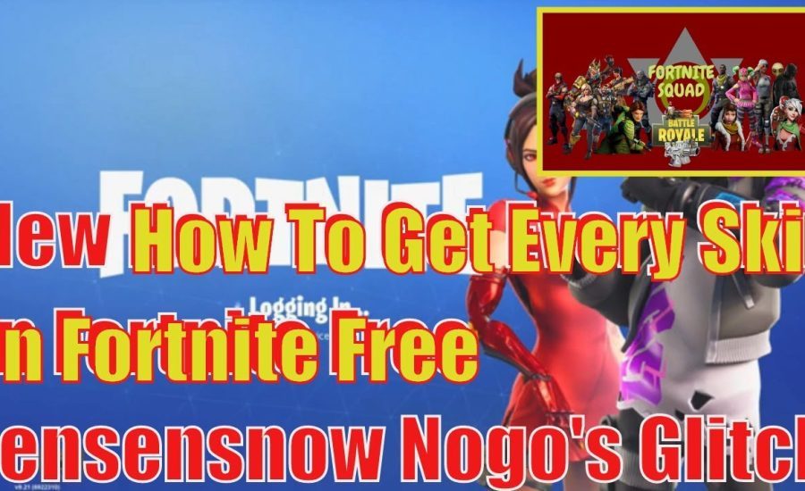 New How To Get Every Skin In Fortnite Free Jensensnow Nogo's Glitch Unlimited Free Items    2019   6