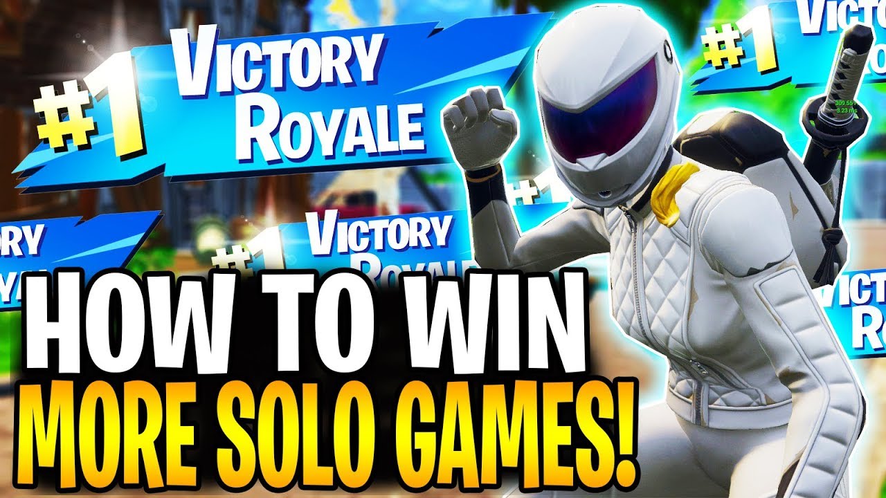 HOW TO GET MORE SOLO WINS IN FORTNITE BATTLE ROYALE! | Fortnite Tips & Tricks Ep.12