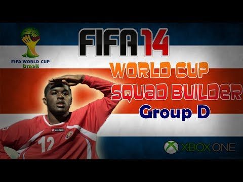 Xbox One FIFA 14 UT | World Cup Squads | Group D - Costa Rica
