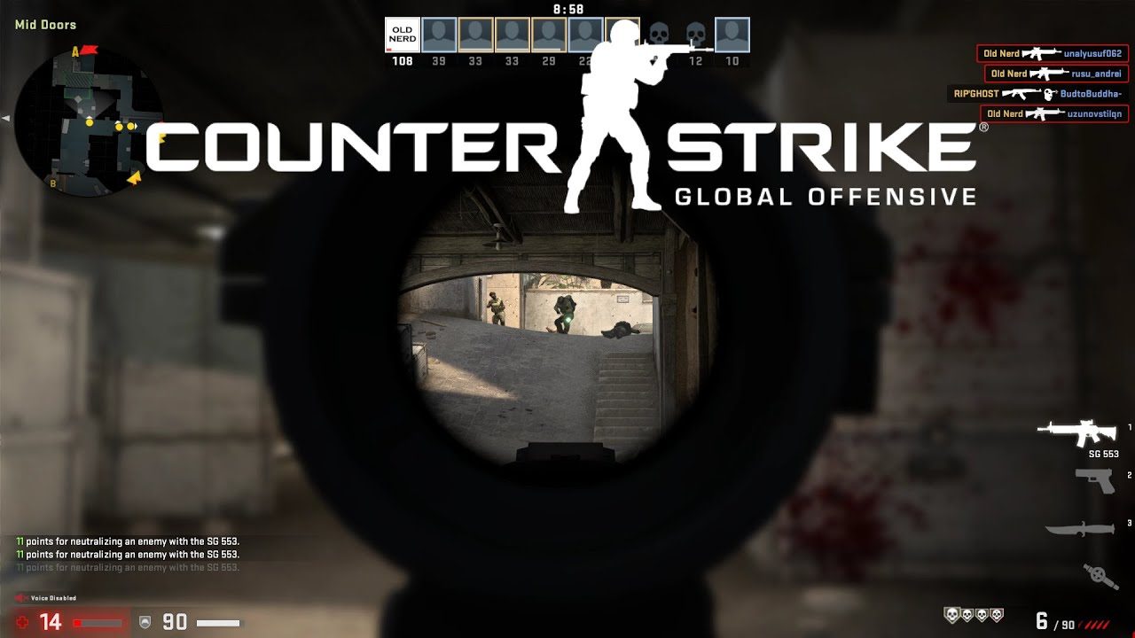 Counter Strike: GO - Deathmatch (Dust II) / PC Gameplay