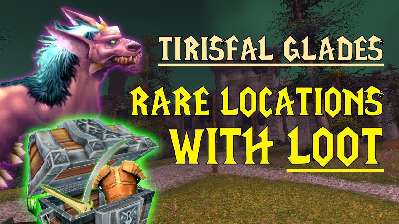 WoW Classic - Rare Mob Locations + UNIQUE LOOT - Tirisfal Glades