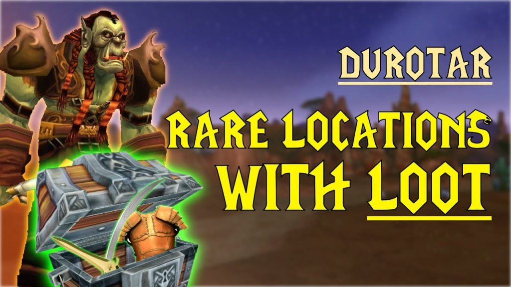 WoW Classic - Rare Mob Locations + UNIQUE LOOT - Durotar