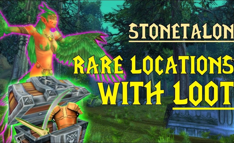 WoW Classic - Rare Mob Locations + UNIQUE LOOT - Stonetalon