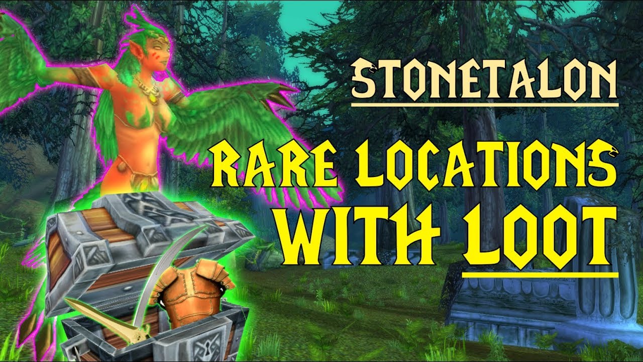WoW Classic - Rare Mob Locations + UNIQUE LOOT - Stonetalon
