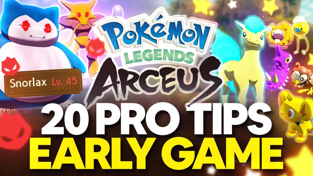 20 PRO Tips for Early Game in Pokemon Legends Arceus