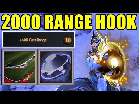 2000 Range Hook Again & Again FUNNY | Dota 2 Ability Draft