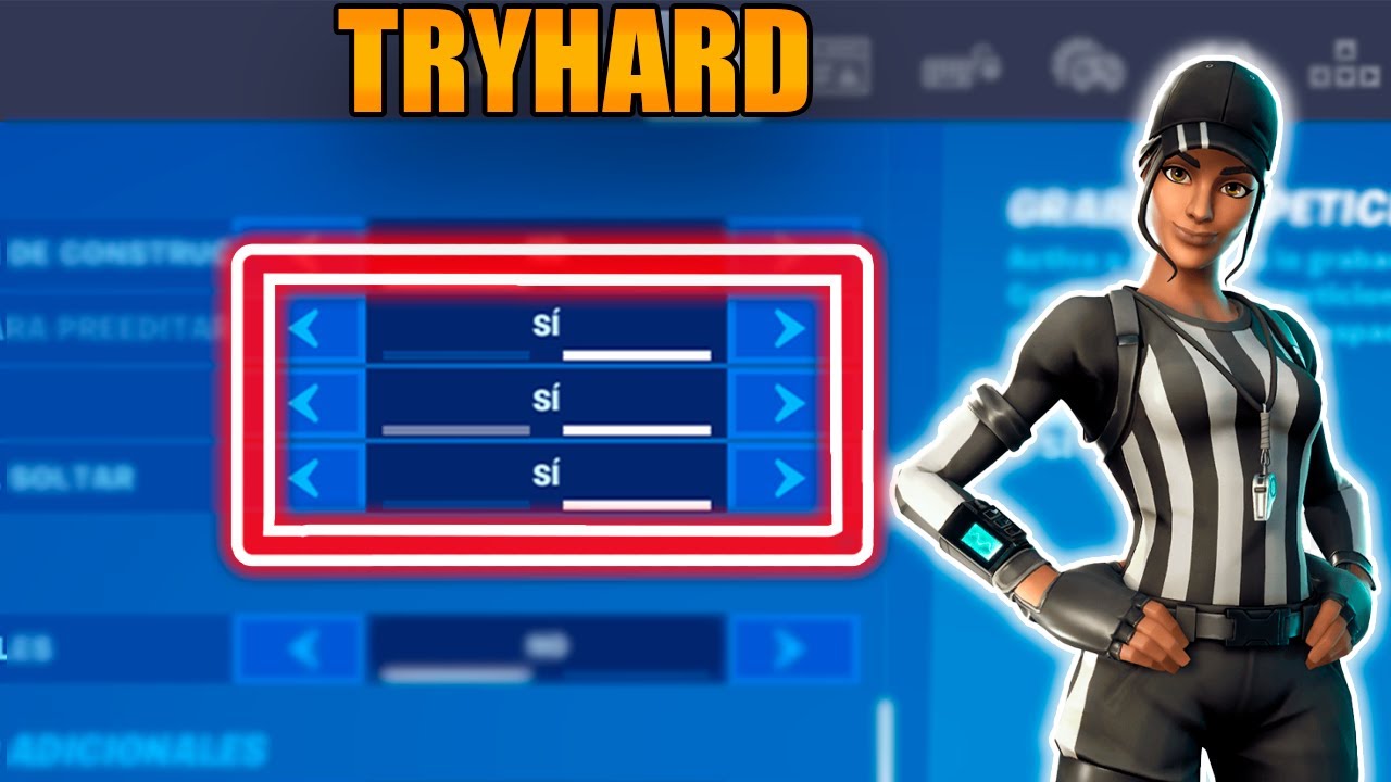 3 OPCIONES que debes ACTIVAR  para ser TRYHARD en FORTNITE 2022