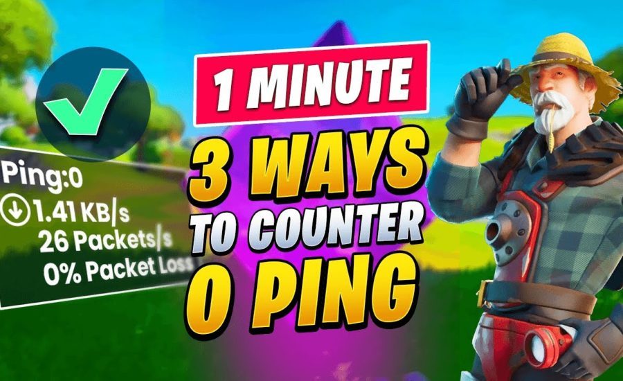 3 Quick Ways To COUNTER 0 PING WKEY PLAYERS! (Fortnite Tips & Tricks #Shorts)