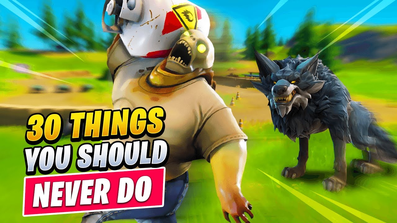 30 EASY Things You Should NEVER Do In Fortnite Season 6 (Tips & Tricks)