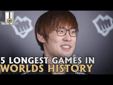 5 Longest Games in Worlds History | #Worlds2020 Rankings