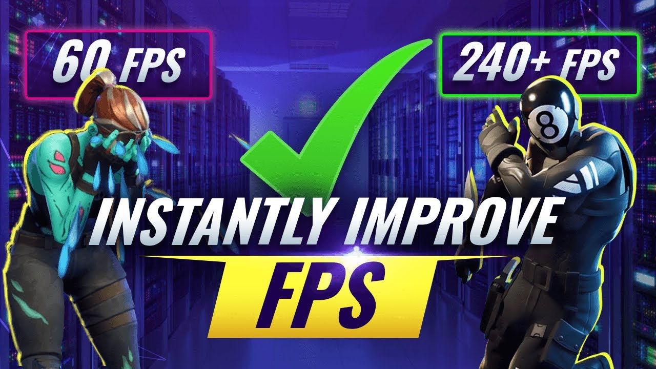 6 Settings for INSTANT FPS Improvement in Fortnite Chapter 2