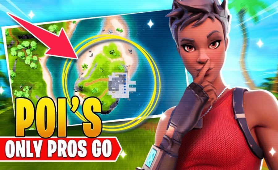 6 TOP SECRET Drop Spots The Pros DON'T WANT YOU TO KNOW ABOUT! Fortnite Tips & Tricks