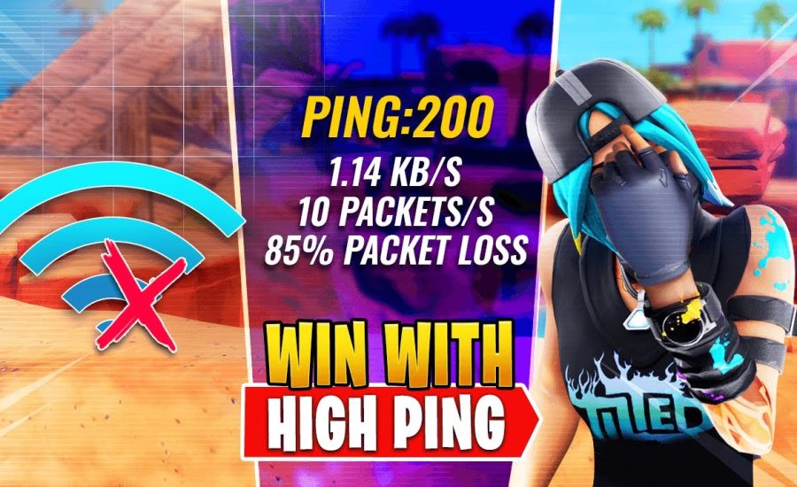 7 Easy Steps To Become A HIGH PING WARRIOR And WIN MORE GAMES With BAD INTERNET In Fortnite!