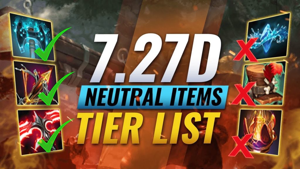 7.27d Neutral Items Tier List