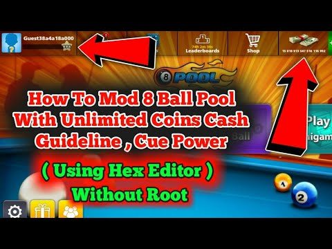 8 BALL POOL EARN REAL CASH BY DOING THIS 2 TIMES WITH HACKED. UMLIMATED EXPS WITH CASH.....