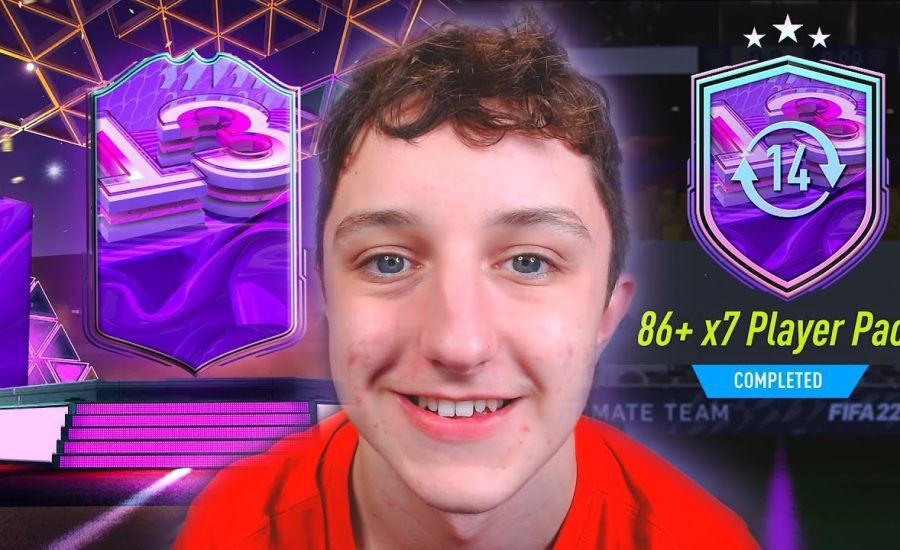 86+ x7 pack from FUT BIRTHDAY SWAPS!!! | FIFA 22