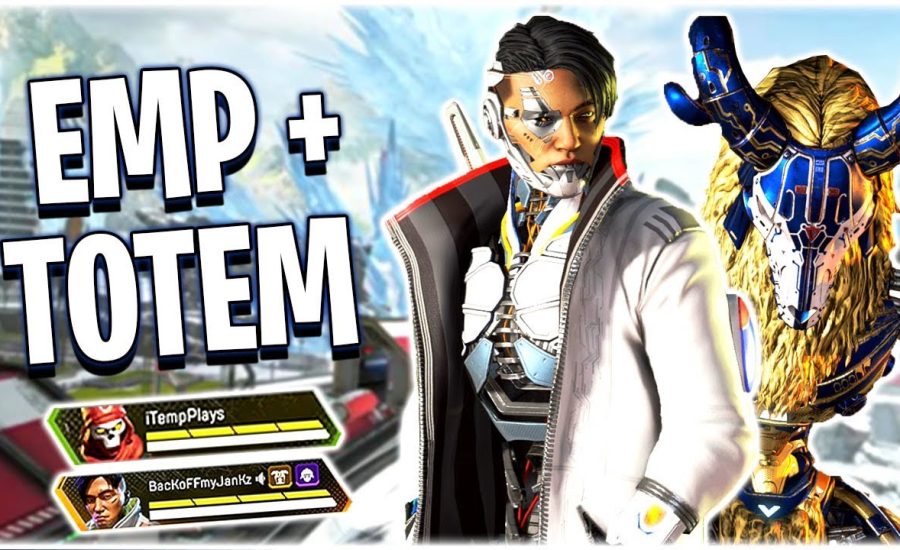 A New Duo Strategy - The Totem EMP Push!! (Apex Legends PS4)