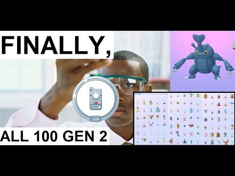 ALL 100 GEN 2 Johto Pokemon in Pokemon Go