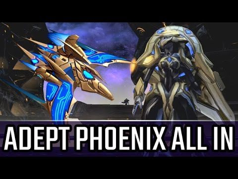Adept phoenix all in l StarCraft 2: Legacy of the Void Ladder l Crank