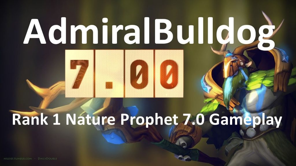 AdmiralBulldog Rank 1 Nature Prophet [ Pro dota 2 Gameplay ]