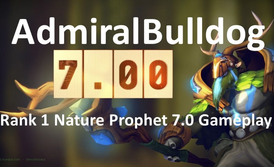 AdmiralBulldog Rank 1 Nature Prophet [ Pro dota 2 Gameplay ]