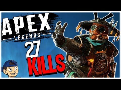 Apex Legends - 27 KILL BLOODHOUND SQUAD GAME!! (PS4)