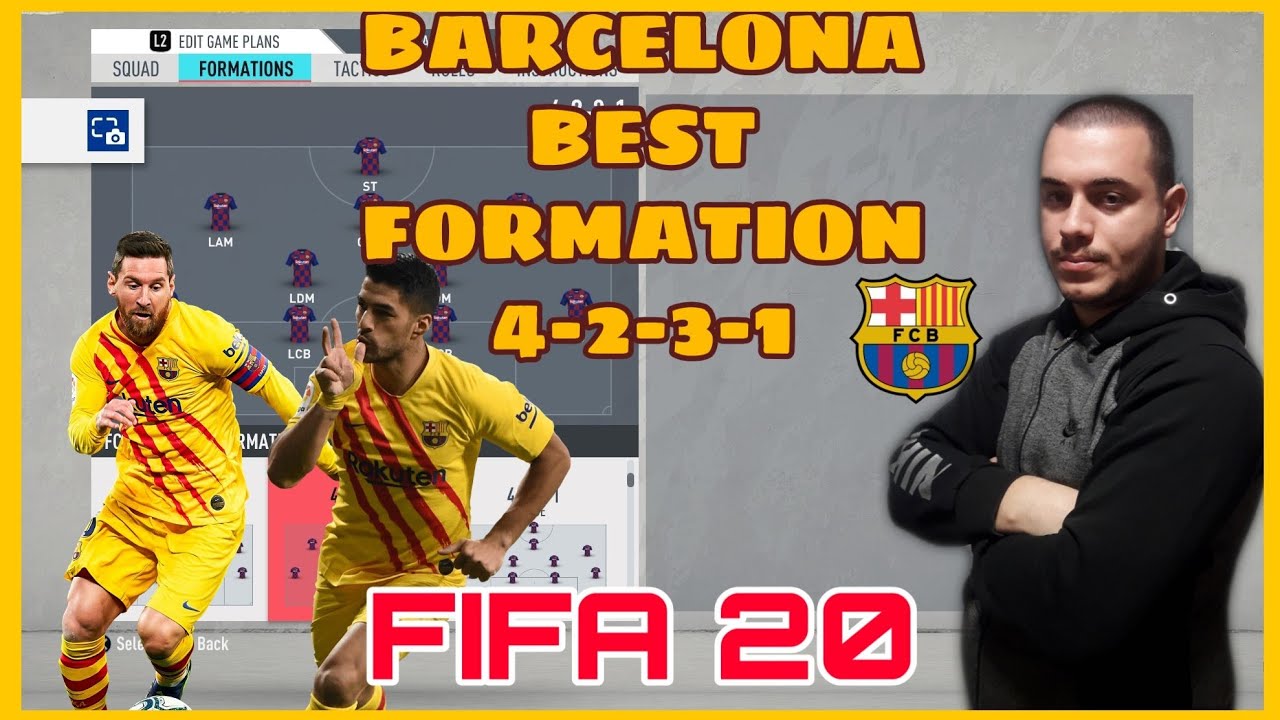 BARCELONA - BEST FORMATION, CUSTOM TACTICS & PLAYER INSTRUCTION! FIFA 20