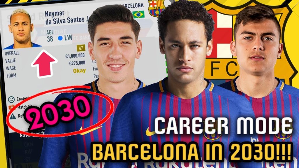 BARCELONA IN 2030!!! - FIFA 17 Career Mode (Neymar, Dybala, Bellerin)