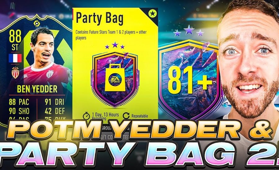 BEN YEDDER POTM & PARTY BAG 2 INCOMING! ICON PLAYER PICKS MAKING FODDER RISE! FIFA 22 Ultimate Team