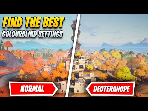 BEST Colorblind Settings To SEE THROUGH THE STORM In Under 1 Minute (Fortnite Tips & Tricks #Shorts)