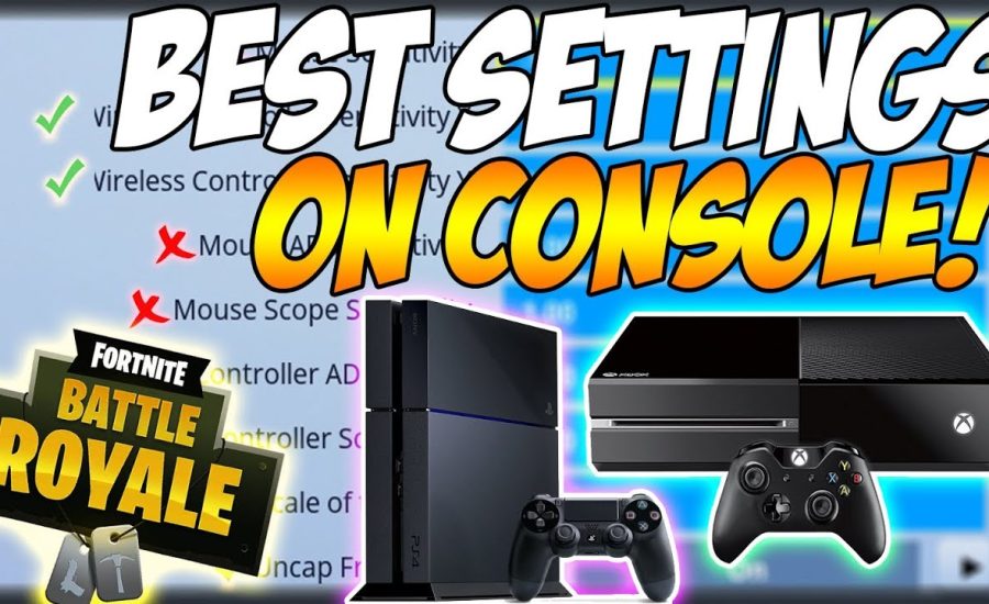BEST SETTINGS TO USE IN ON CONSOLE! | Fortnite Battle Royale Tips & Tricks Ep. 2