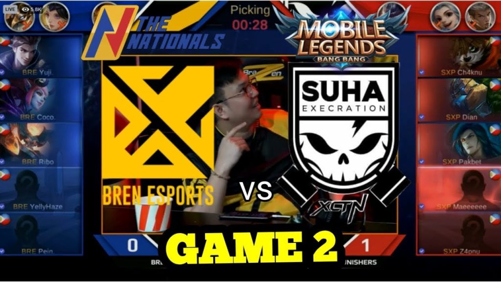 BREN EPRO (ESPORTS) vs SUHA-XCTN PUNISHERS GAME 2 | THE NATIONALS - MOBILE LEGENDS CONFERENCE 1