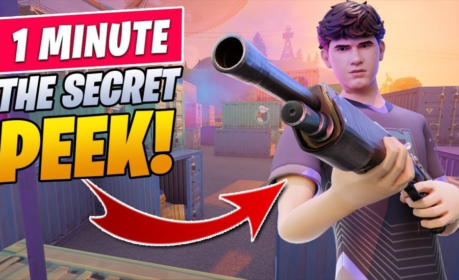 BRICK WALLS Are The SECRET OP WINDOW PEEK In Fortnite Battle Royale (Tips & Tricks #Shorts)