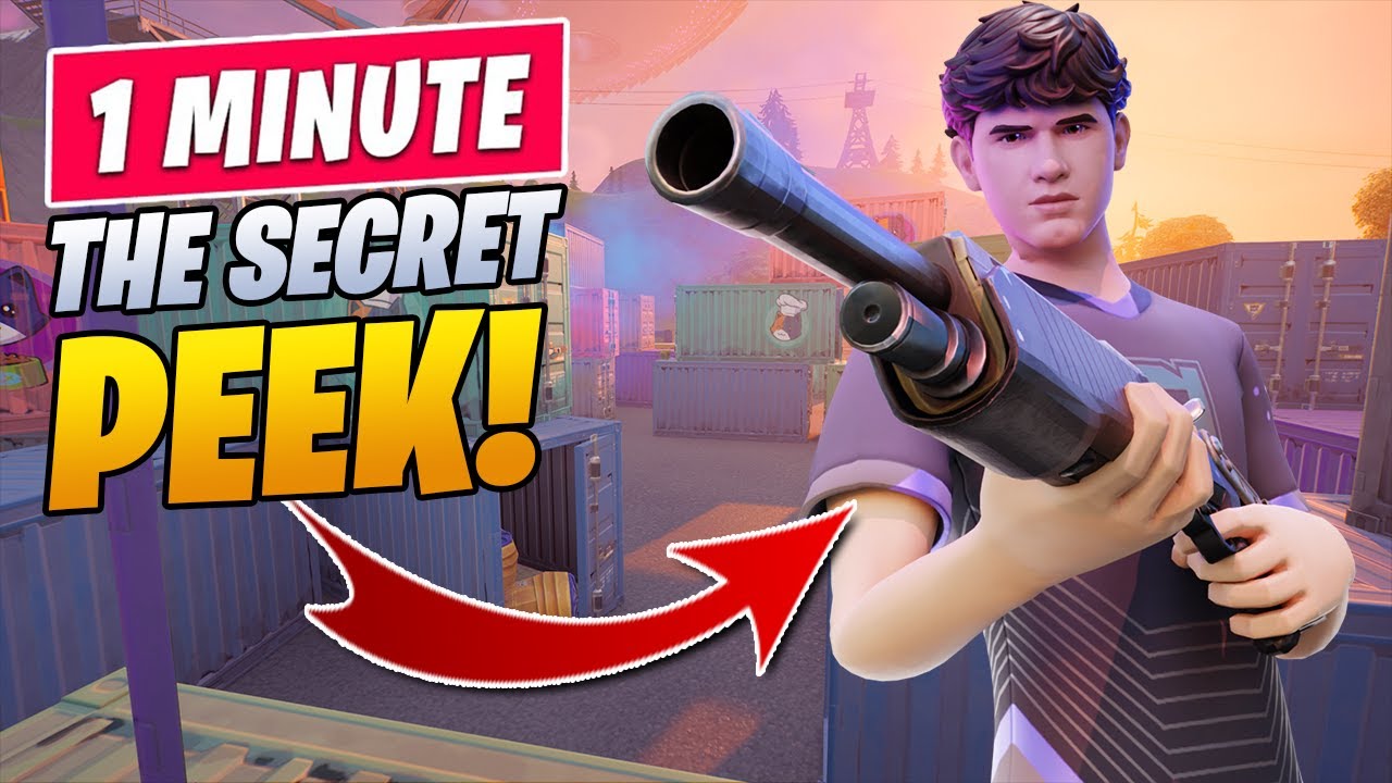 BRICK WALLS Are The SECRET OP WINDOW PEEK In Fortnite Battle Royale (Tips & Tricks #Shorts)