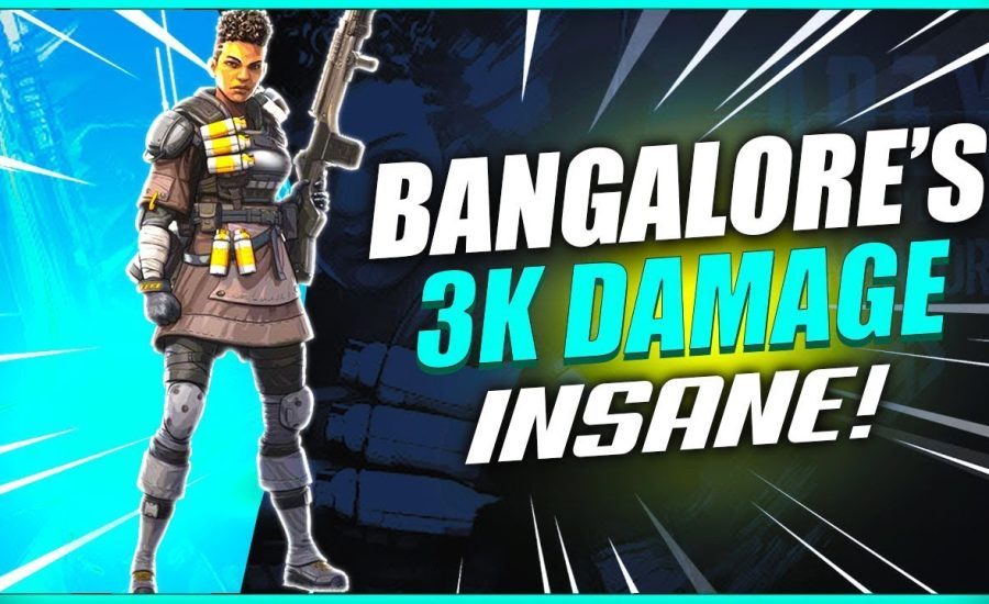 Bangalore 3k Damage Insane | Apex Legends Gameplay | PS4 PRO