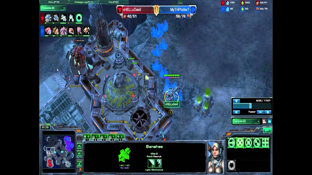 Bauskicast: HellDevil vs MythPlanet TvZ Masters (Starcraft 2 Wings of Liberty)