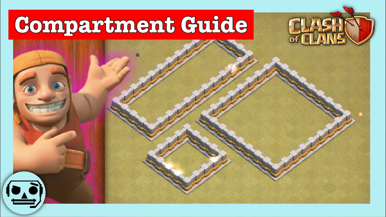 Best Compartment Sizes! Base Building 101 | Clash of Clans