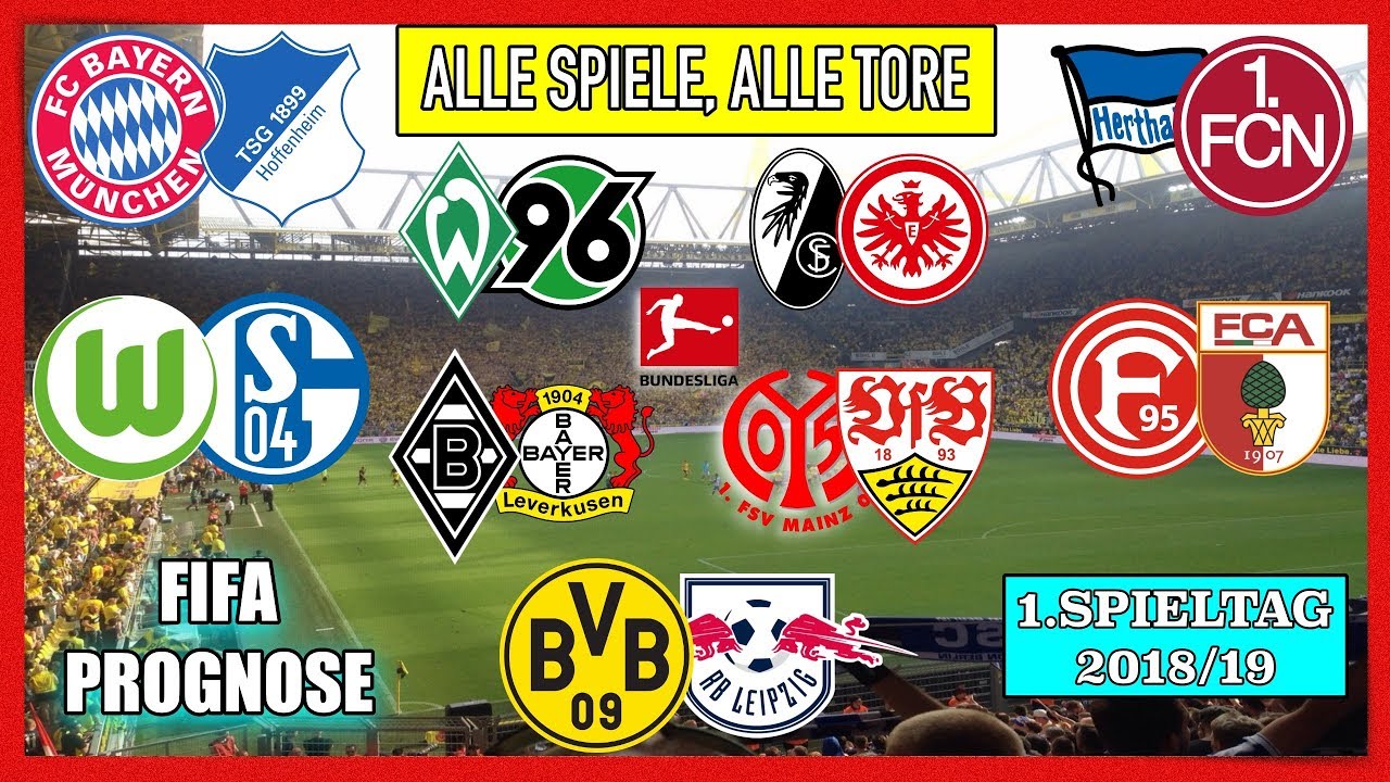 Bundesliga 1.Spieltag - Zusammenfassungen I Fifa Prognose 2018/19 I Deutsch (HD)