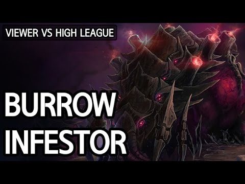 Burrow Infestor play vs Zerg l StarCraft 2: Legacy of the Void l Crank