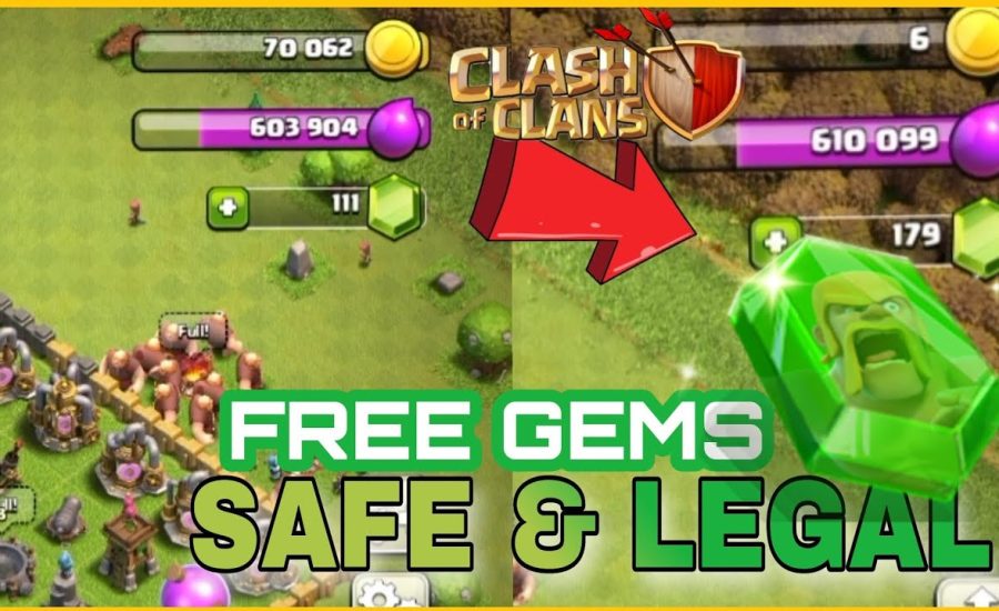 COC GEMS HACK / SIMPLE and SAFE EARNING GEMS FOR CLASH OF CLANS GOLDEN SWEETHEARTS