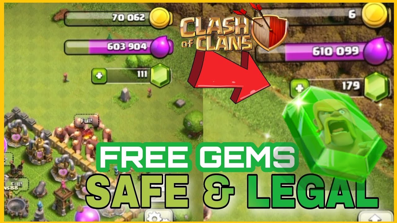 COC GEMS HACK / SIMPLE and SAFE EARNING GEMS FOR CLASH OF CLANS GOLDEN SWEETHEARTS