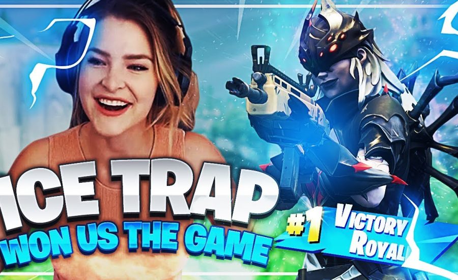 CRAZY ICE TRAP PLAY WON US THE GAME! (Fortnite: Battle Royale) | KittyPlays