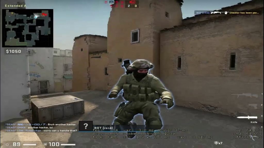 CS:GO - Cheater kebanned, Musuh bot Semua