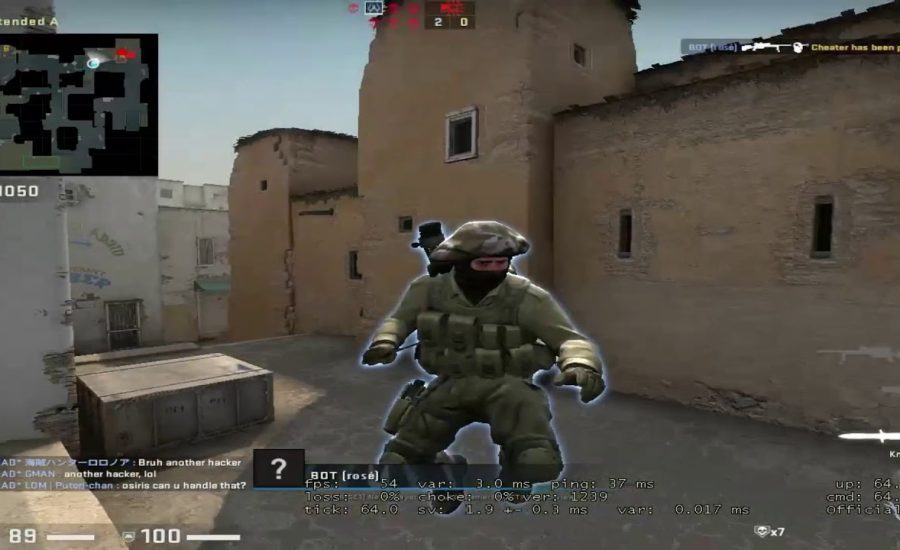 CS:GO - Cheater kebanned, Musuh bot Semua