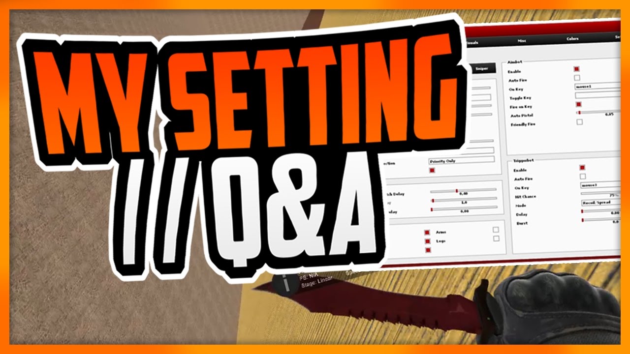 CS:GO | My Legit Hacking Setting (Aimware/Iniuria) // Some Friday Q&A  - I GOT BANNED... #BhopOwedxd