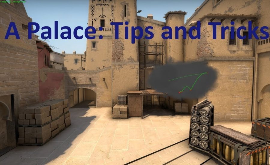 CS:GO: Nades from Palace (One way smoke!) - Tips and Tricks for Palace control on Mirage