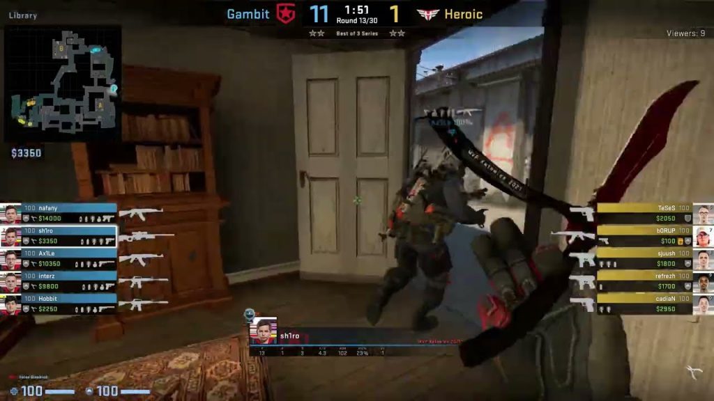 CS:GO POV Demo Gambit Sh1ro (24/13) vs Heroic (de_inferno)