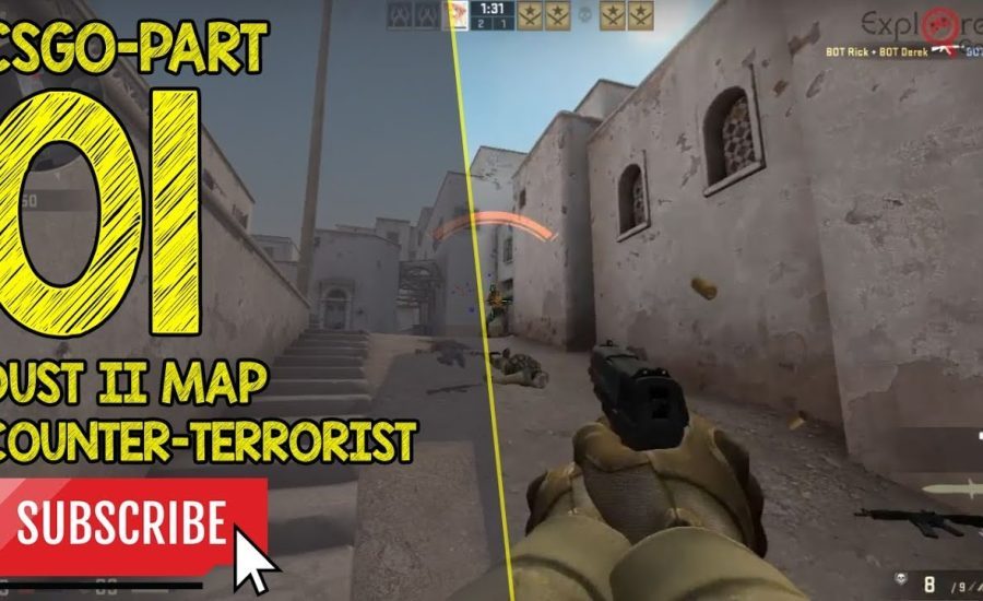 CSGO-Part 1 Counter-Strike Global Offensive Dust II Map