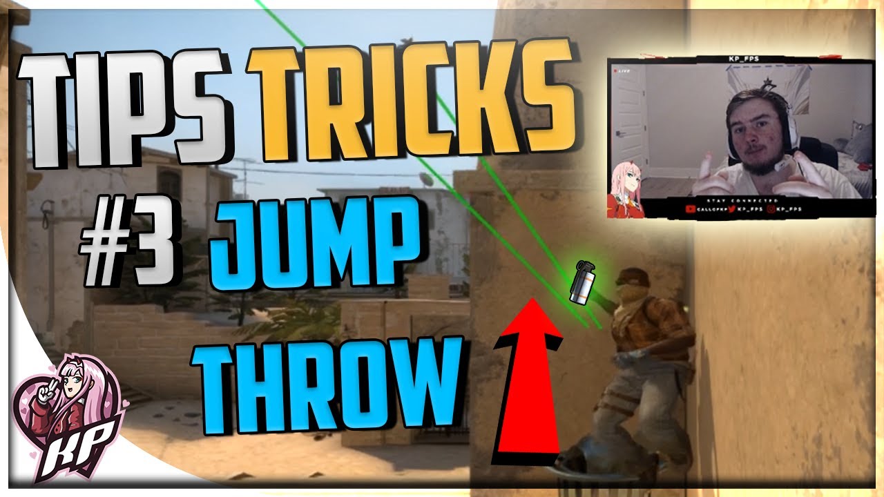 CS:GO Tips and Tricks #3 - Jump Throw Bind 2019!