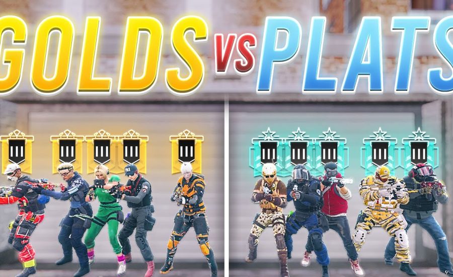 Can 5 Golds Beat 5 Plats In Rainbow Six Siege?